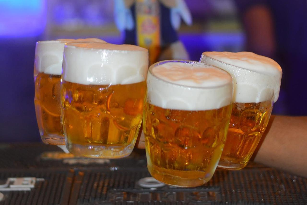 Ice cold Czech draft beer